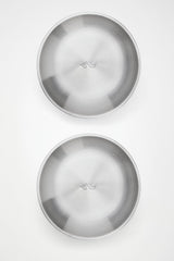 Stainless Steel 2-Pack Deep Plates