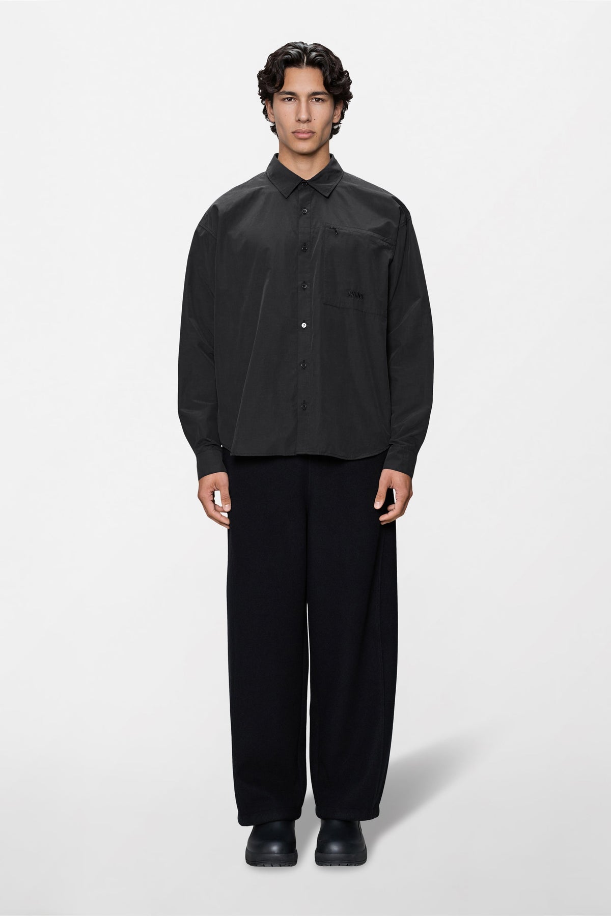 Light Woven Long Sleeve Shirt