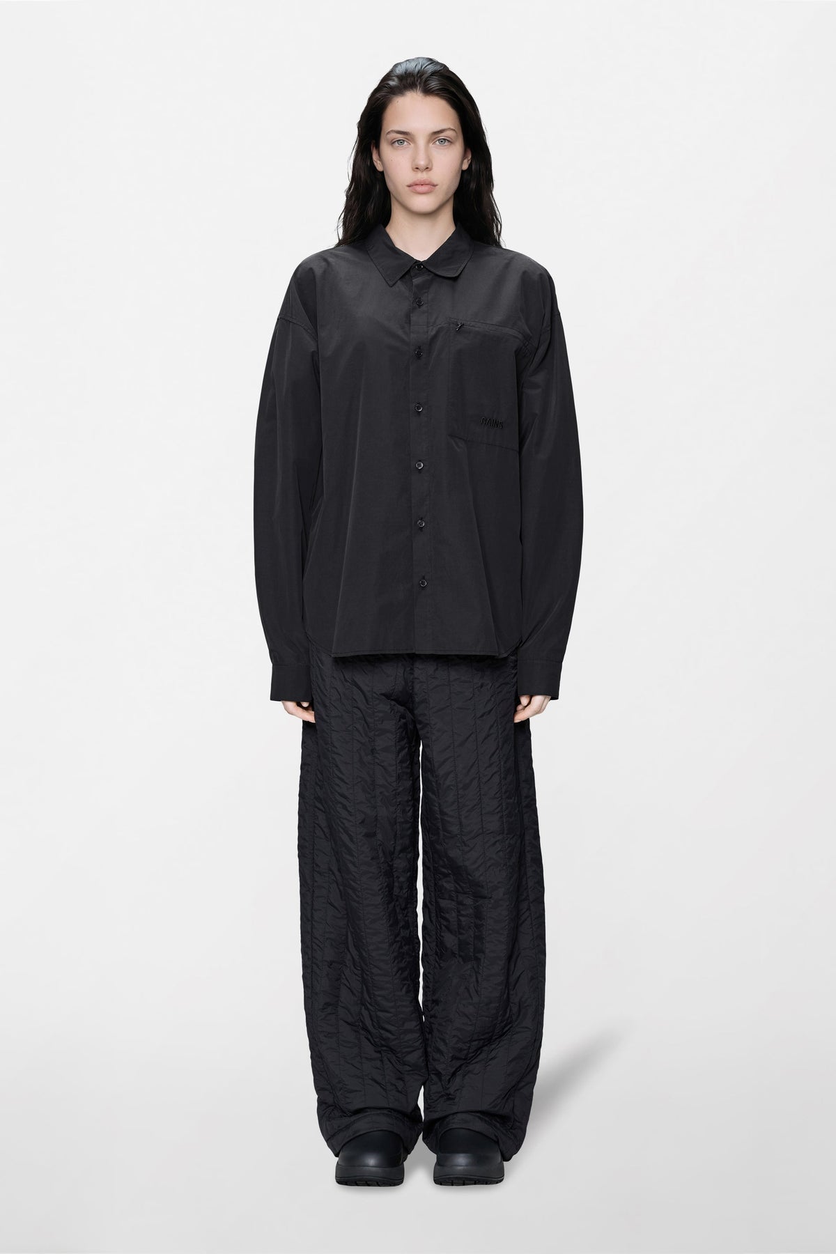 Light Woven Long Sleeve Shirt