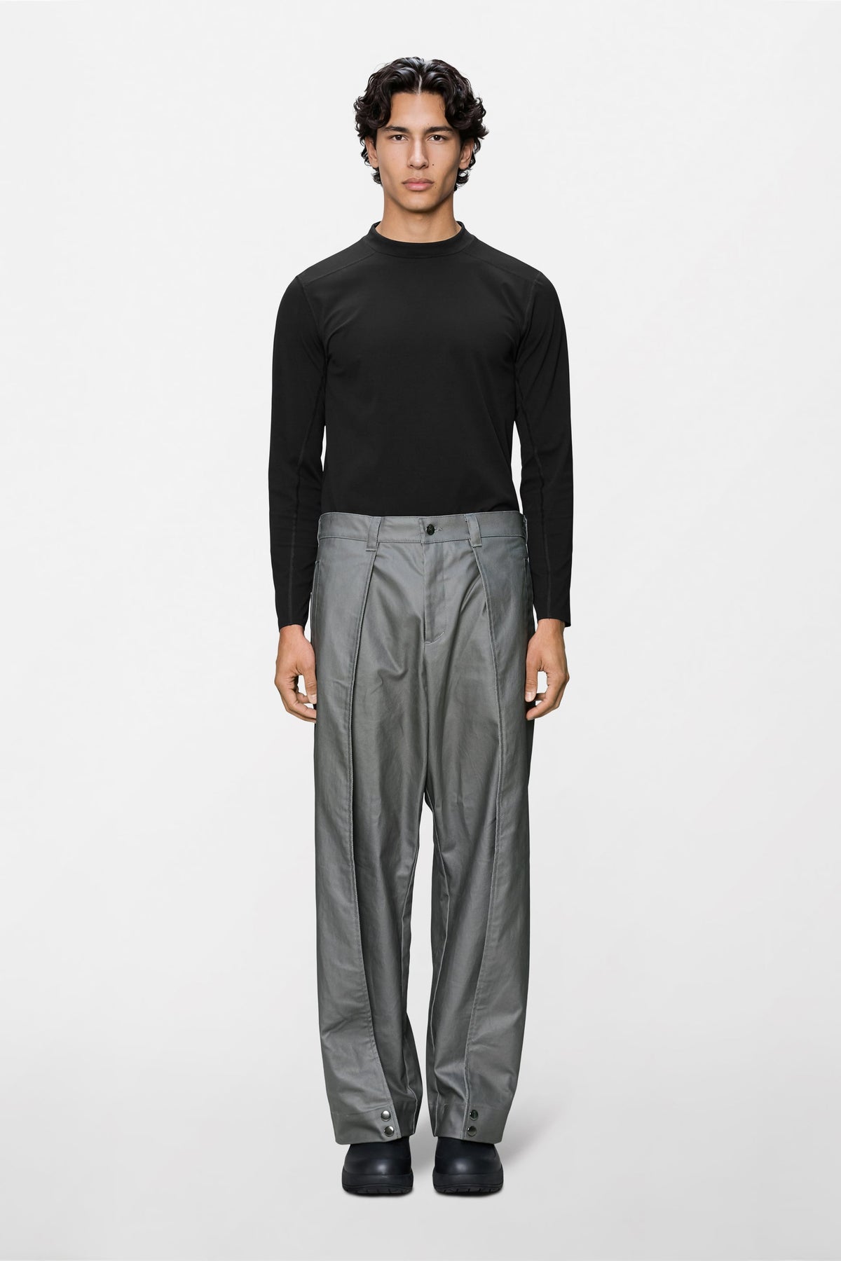 Heavy Woven Pants Wide